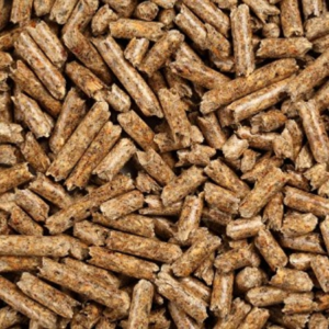 Hay pellets for bedding