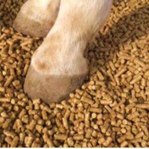 Straw pellets for bedding