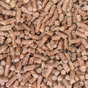 Wood pellets for litter